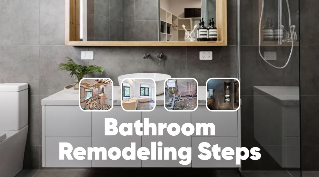 Step By step bathroom remodel