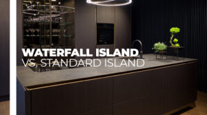 Waterfall Kitchen Island Vs. Standard Kitchen Island