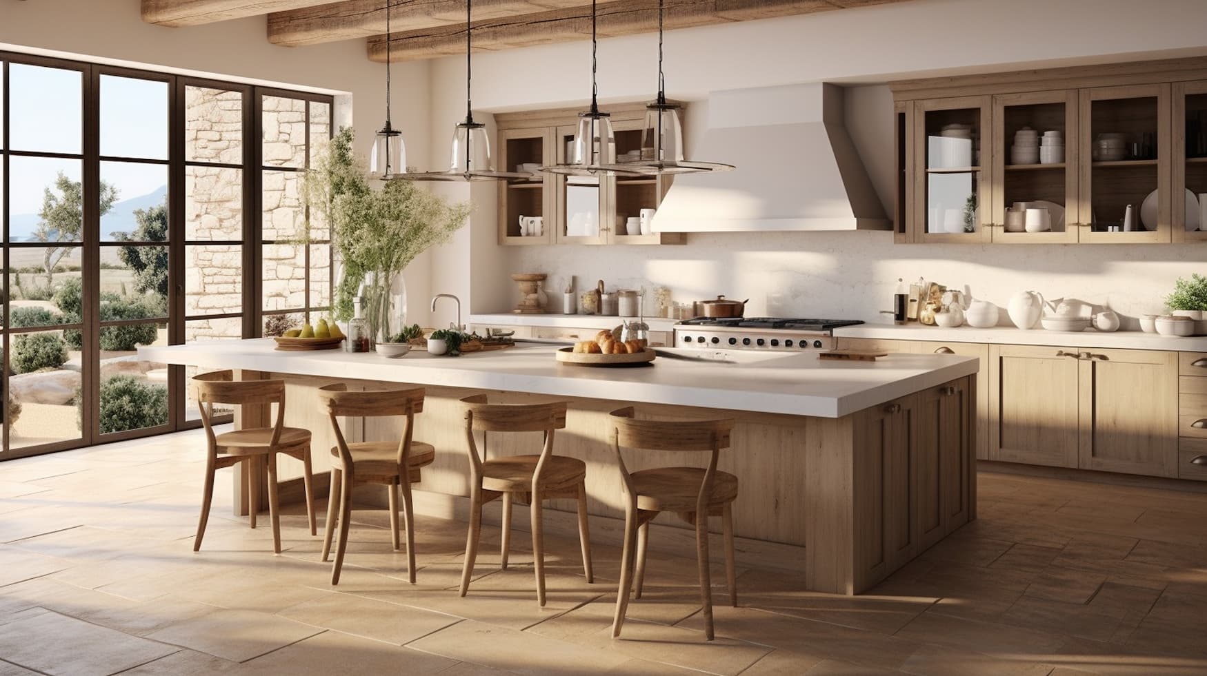 Beautiful kitchen island