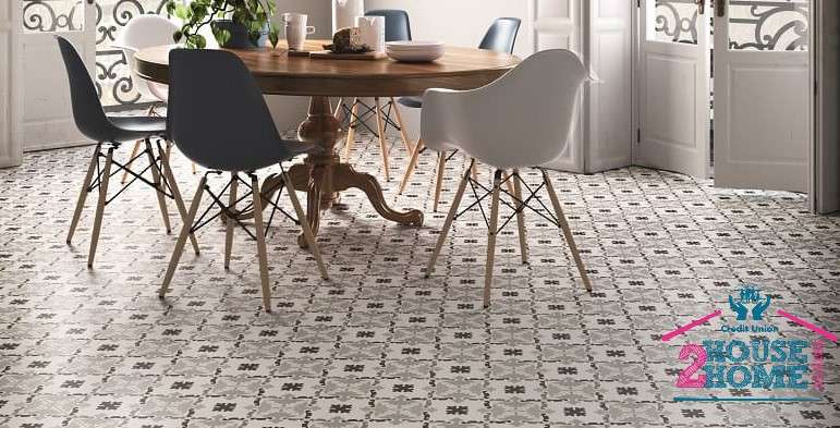 Patterned kitchen Floor tile